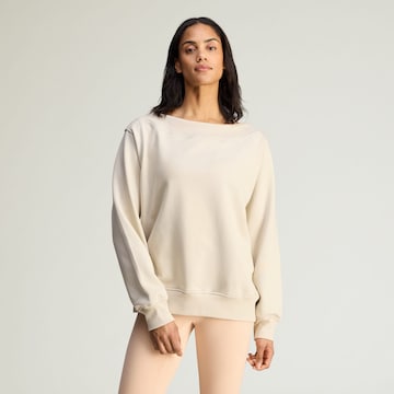 Sweat de sport ADIDAS BY STELLA MCCARTNEY en beige : devant