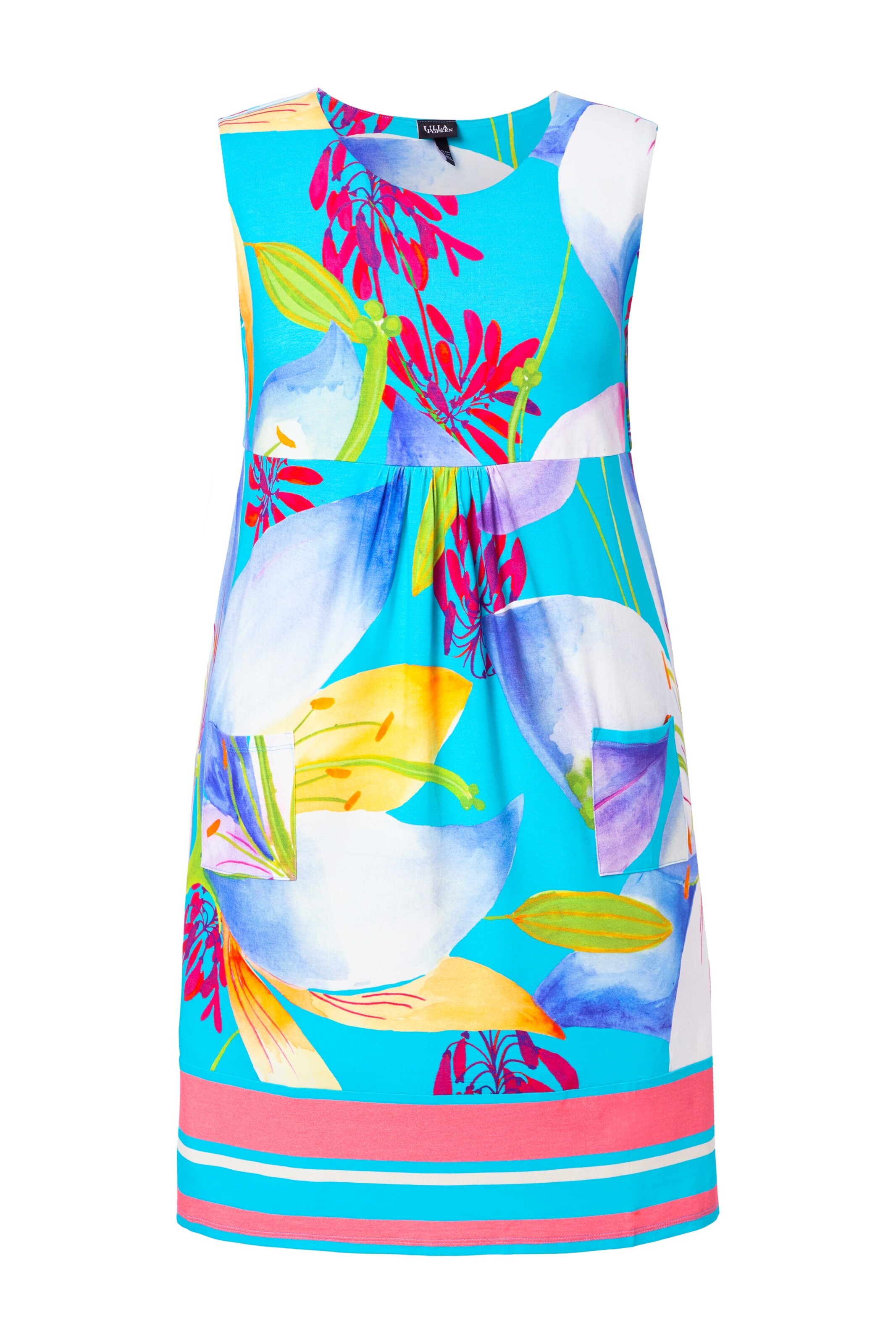 Ulla Popken Kleid in Blau: Vorderseite