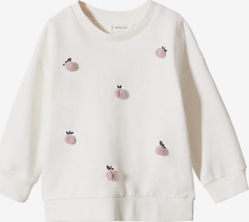 MANGO KIDS Sweatshirt in Weiß: predná strana