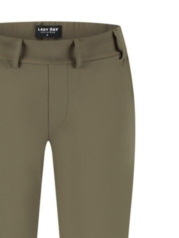 Lady Day Regular Trousers 'Lady Day Poppy deep forest' in Green