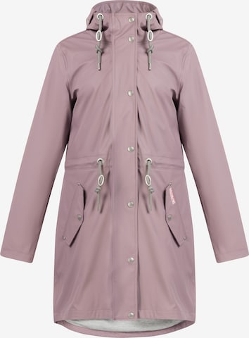 Manteau fonctionnel MYMO en violet : devant