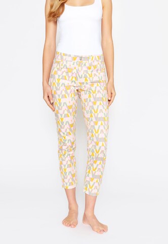 Skinny Pantalon 'Ornella' Angels en jaune : devant