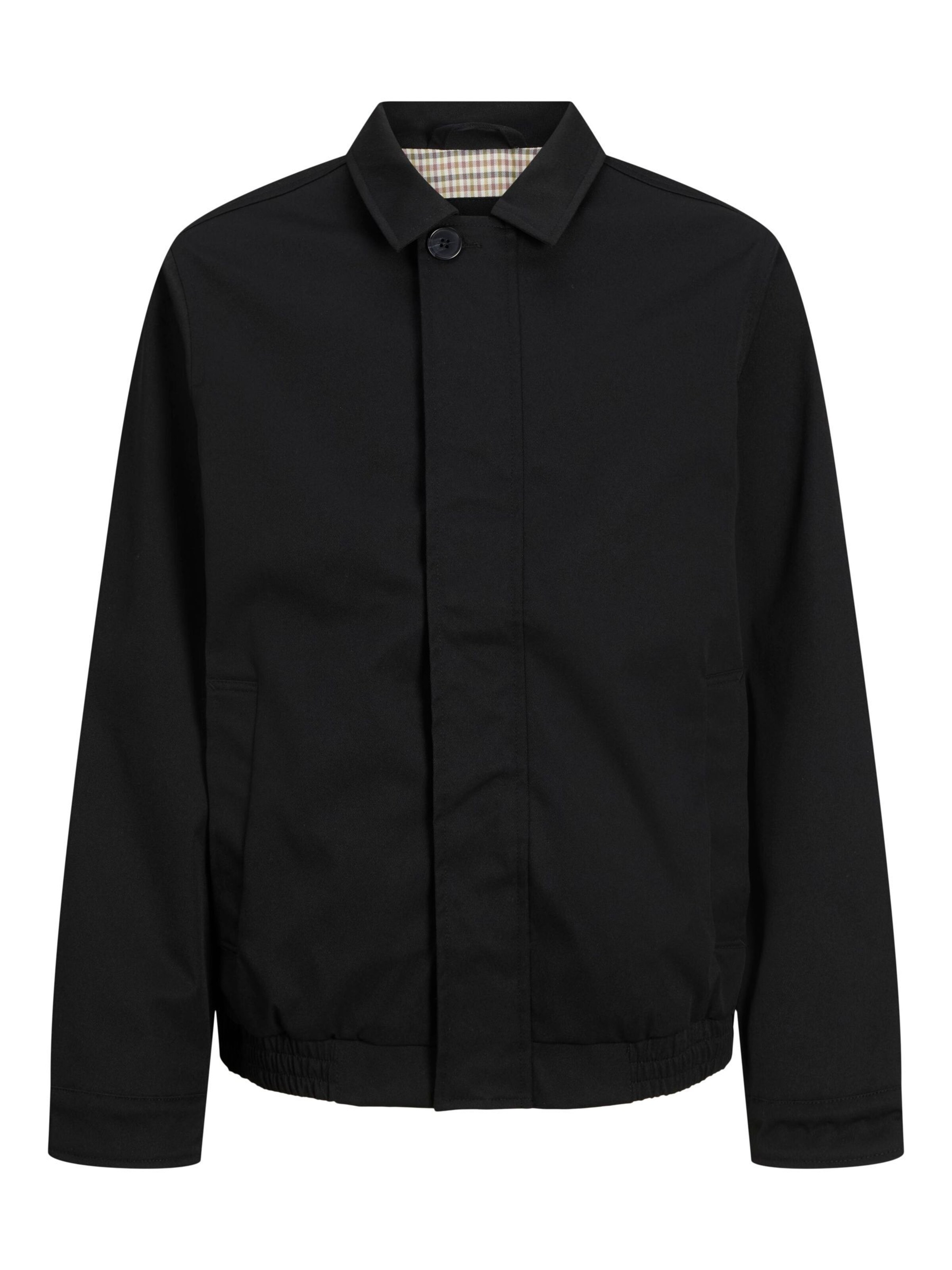 Jack & Jones Junior - Chaqueta de entretiempo en negro: frente