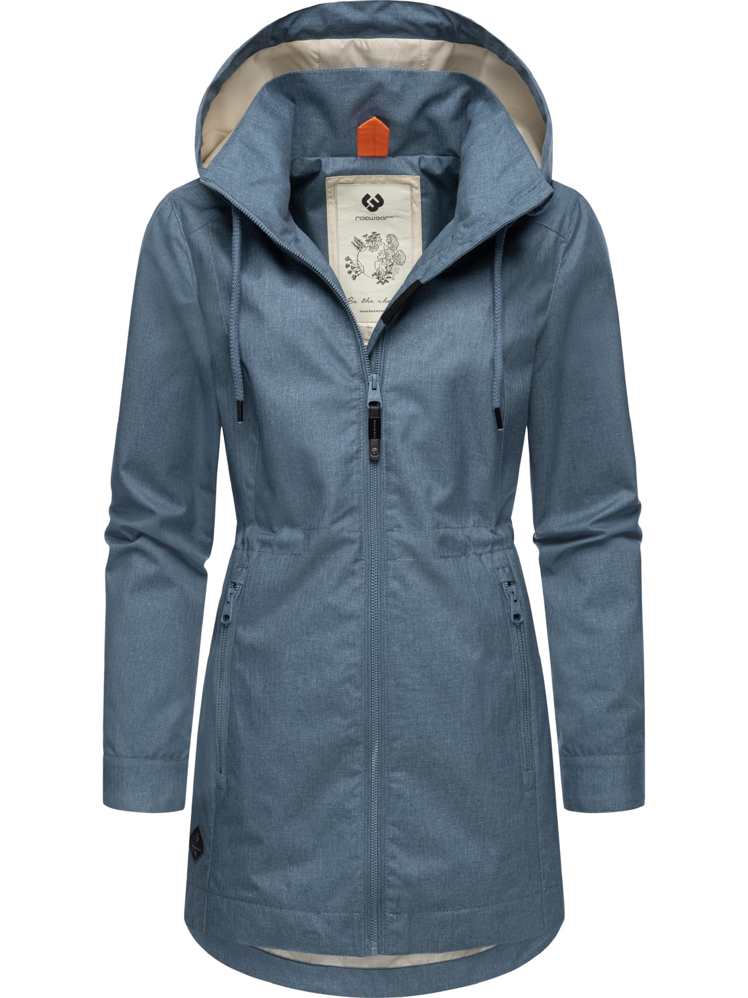 Ragwear Funktsionaalne mantel 'Dakkota II', värv sinine