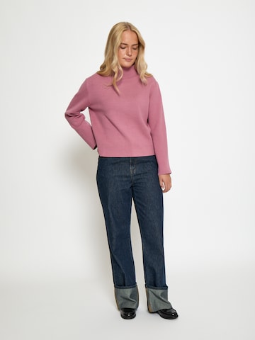 Pull-over ' MSLupi High Neck Knit Pullover ' minus en rose