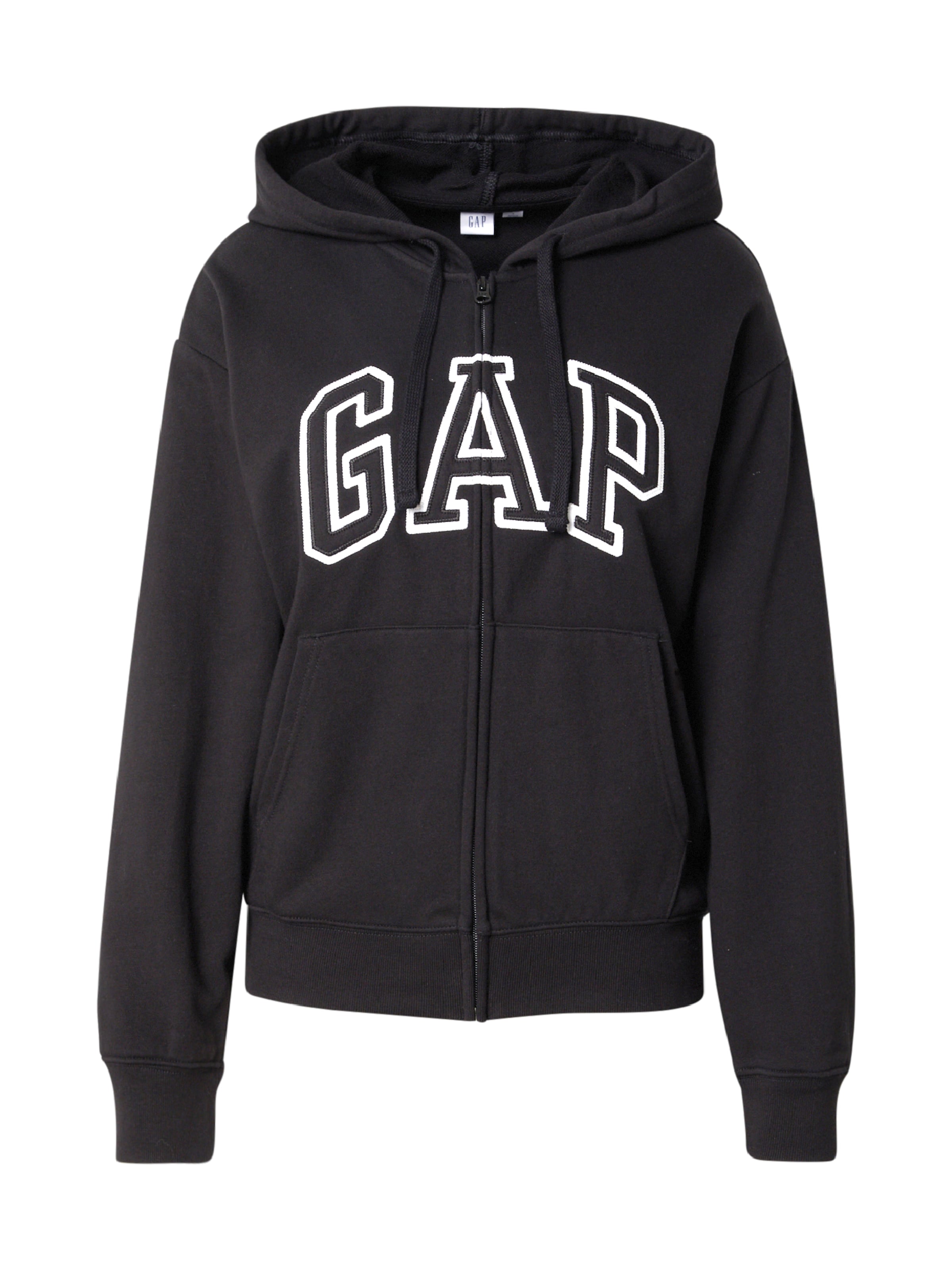 GAPGornji dio trenirke 'HERITAGE' - crna boja: prednji dio