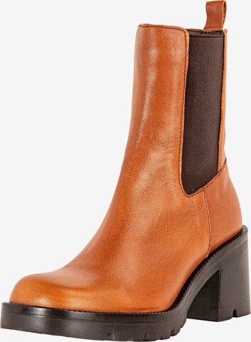 INUOVO Chelsea Boots in Brown: front