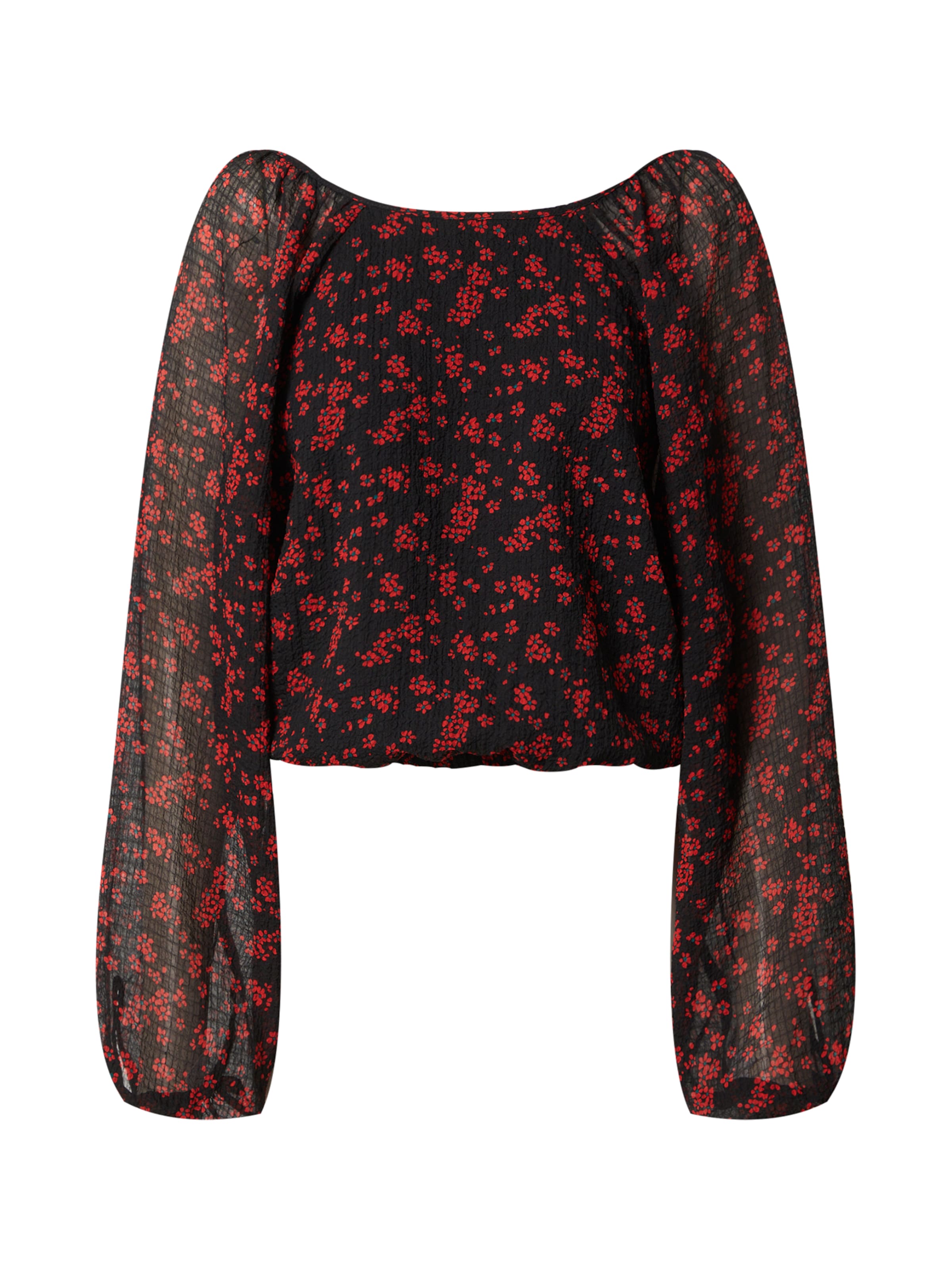 Camicia da donna 'Neele' di EDITED in nero: frontale