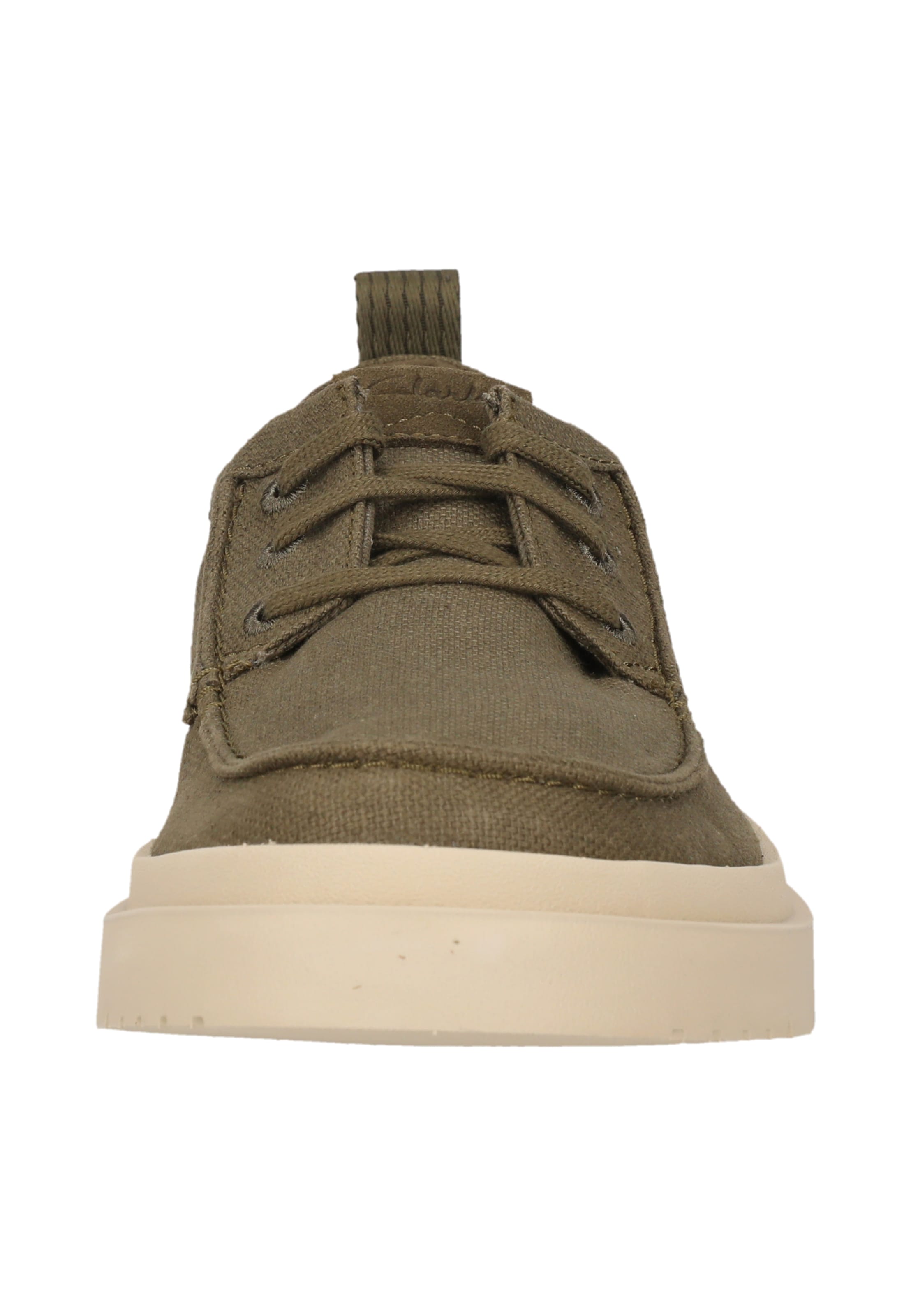 CLARKS Schnürschuhe 'Polden Moc' in Grün