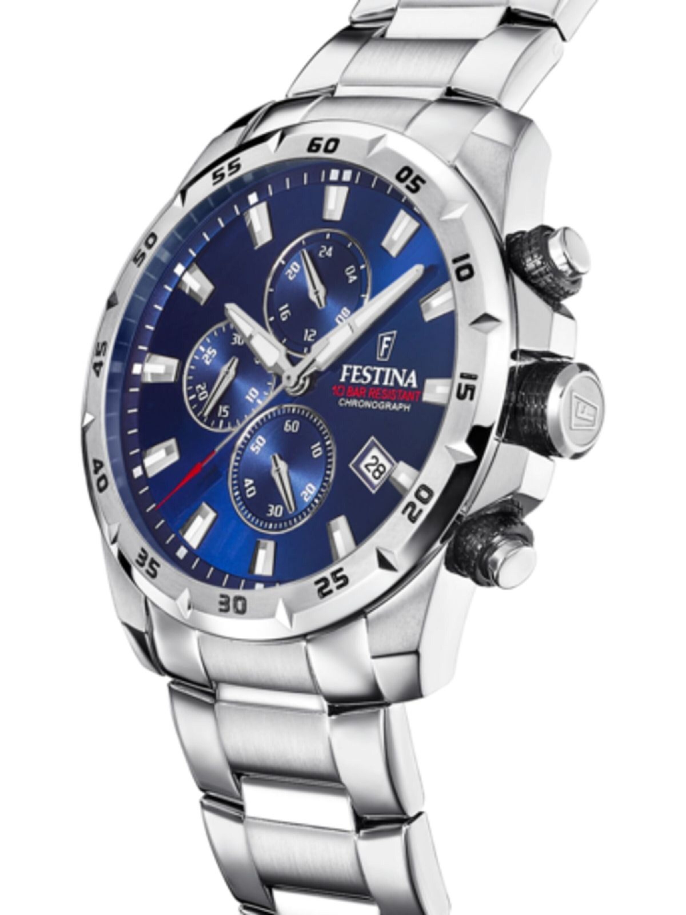 FESTINA Zegarek analogowy 'Chronograph CHRONO SPORT' w kolorze niebieski
