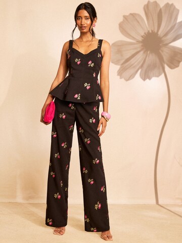 love & roses Wide leg Pants in Black
