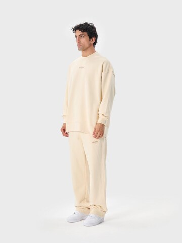 Ossy Homer Sweatshirt '450 GSM Heavy Cotton Oversize' in Beige