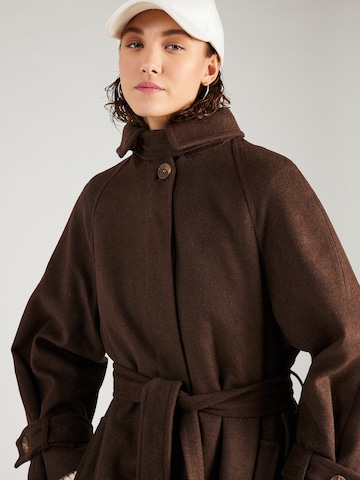 TOPSHOP Płaszcz przejściowy w kolorze brązowy