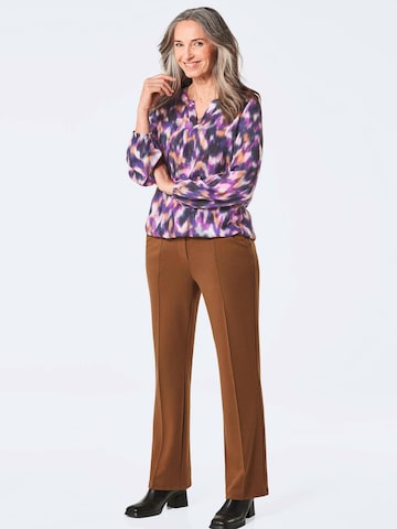 Goldner Bluse in Lila