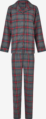 Happy Shorts Pyjama 'Christmas' in Grijs: voorkant