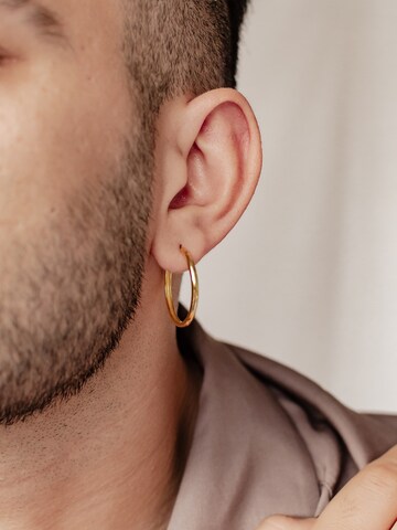 Hey Happiness Ohrring 'Mid Chunky' in Gold: Vorderseite