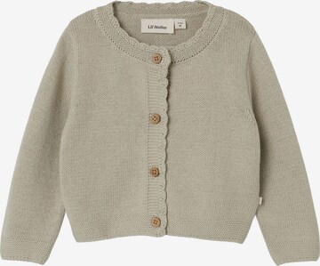 NAME IT Knit Cardigan in Grey: front