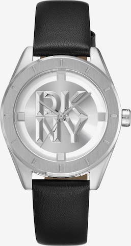 DKNY Quarzuhr 'Chambers Midi' in Schwarz: Vorderseite