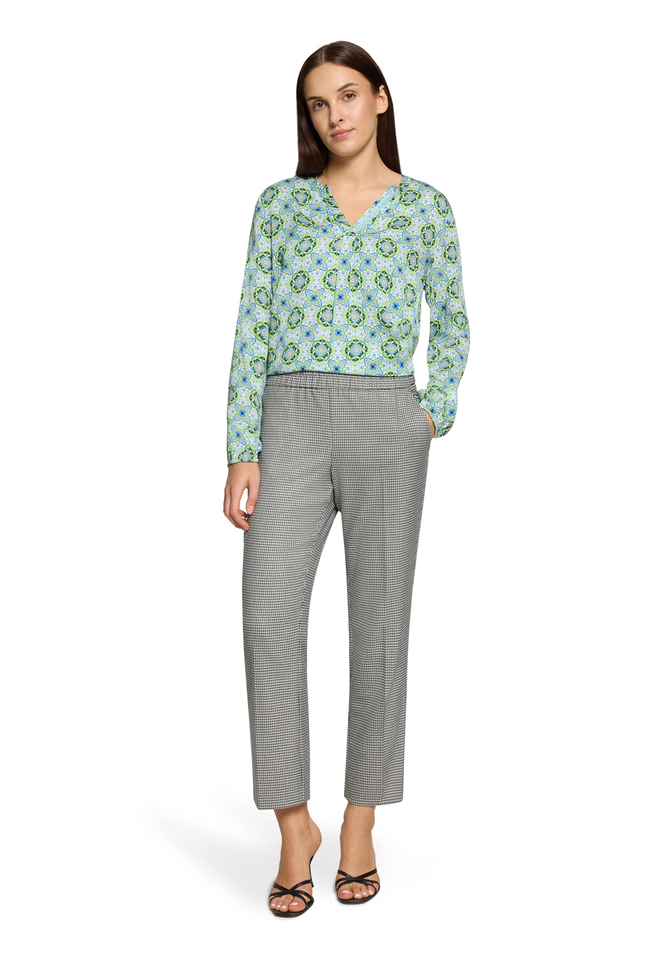 Cartoon Blouse in Green