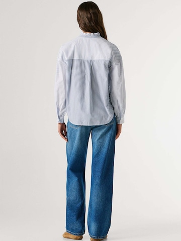 Pepe Jeans Bluse 'Aper' in Blau