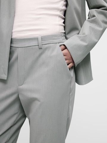 OBJECT Regular Chino trousers 'Ecilie' in Grey