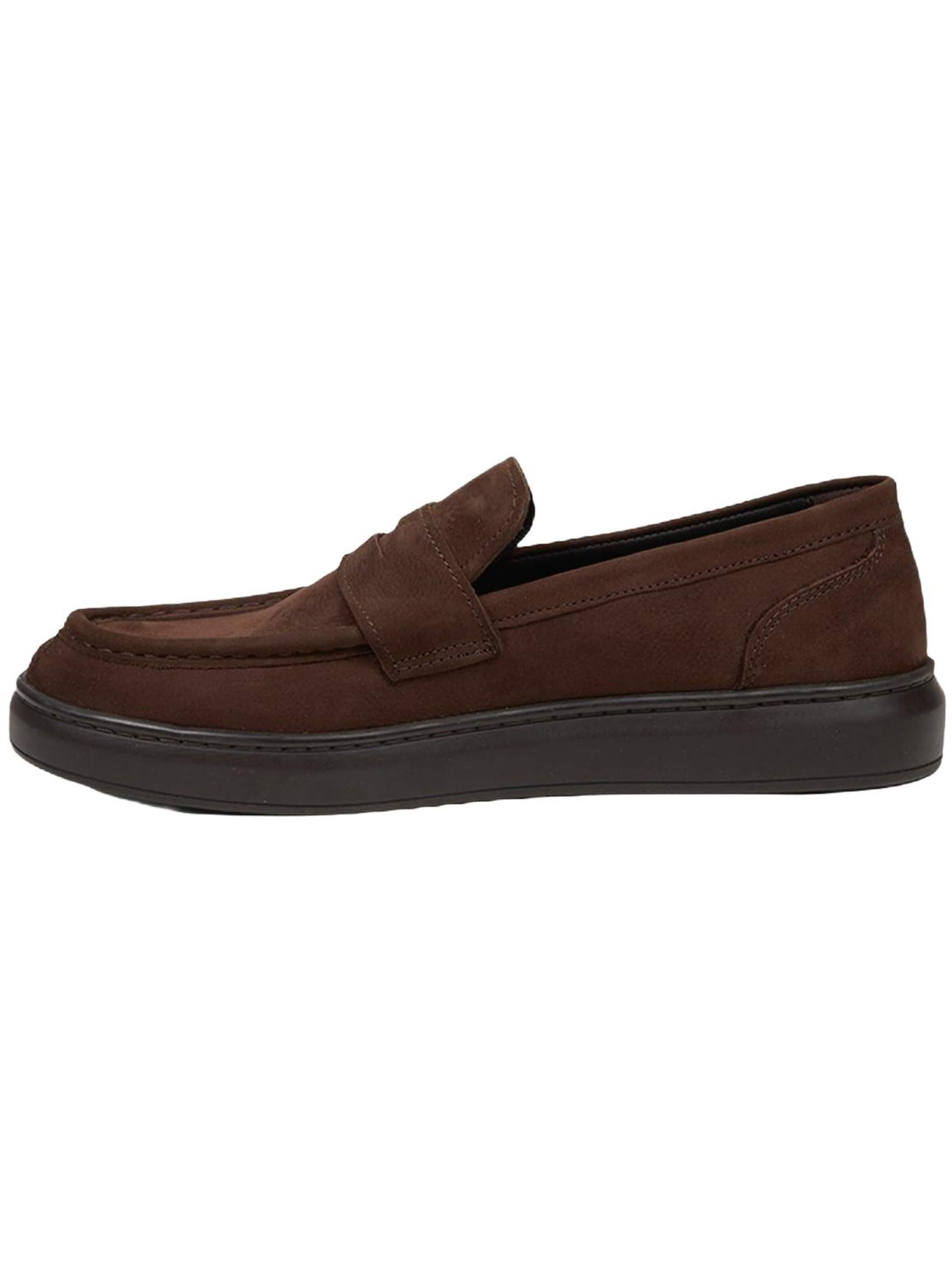 Desa Classic Flats 'Beleg' in Brown: front