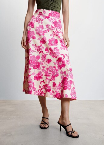 MANGO Skirt 'Macarena' in Pink