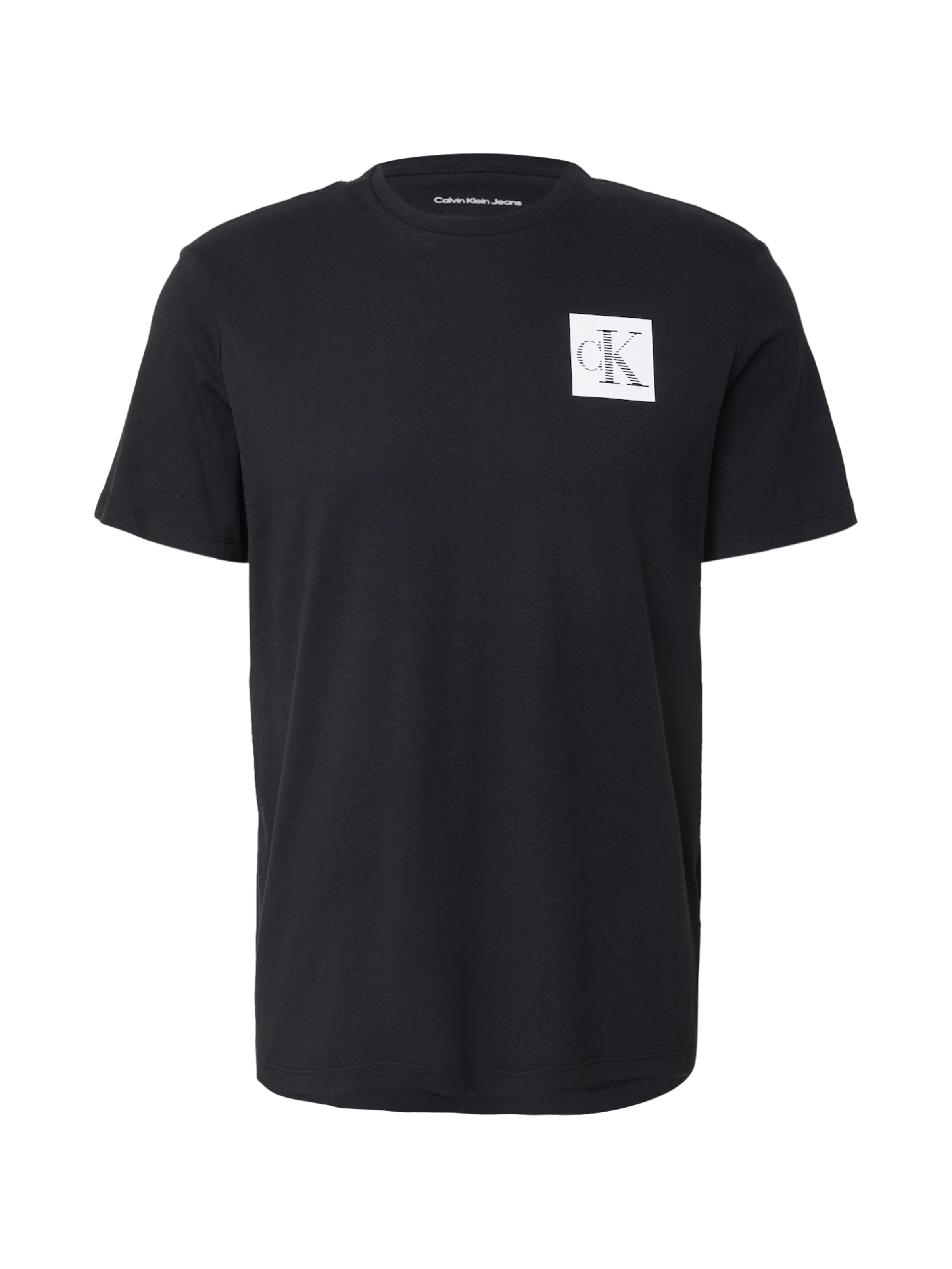 Calvin Klein Jeans Póló - fekete: elől