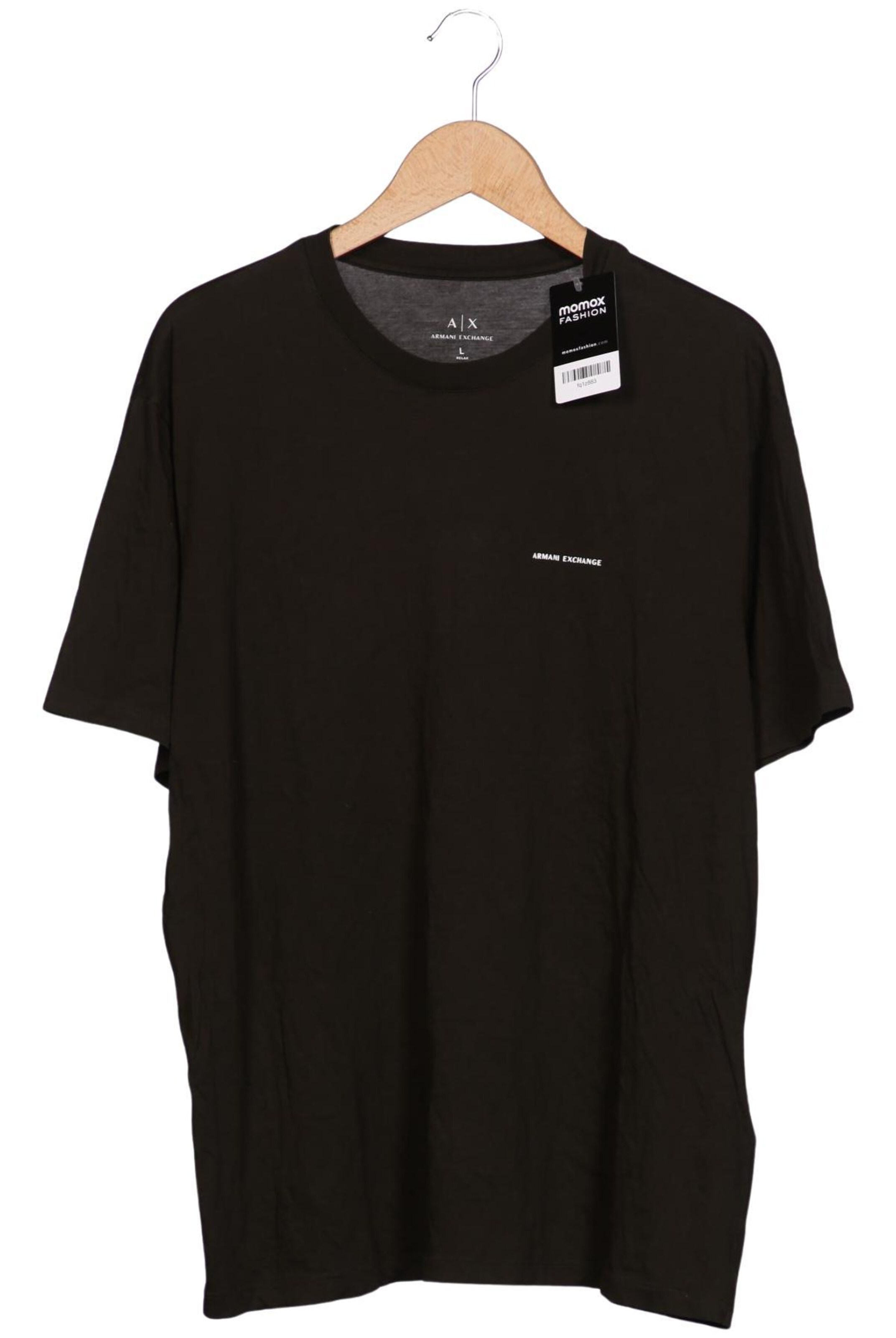 ARMANI EXCHANGE T-Shirt L in Schwarz: Vorderseite