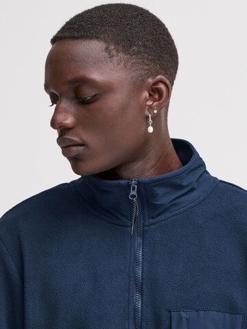 BLEND Between-season jacket ' BHBROOKS Sweatshirt halfzipp ' in Blue