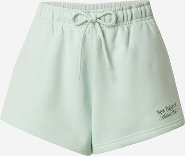 Pantalon new balance en vert : devant