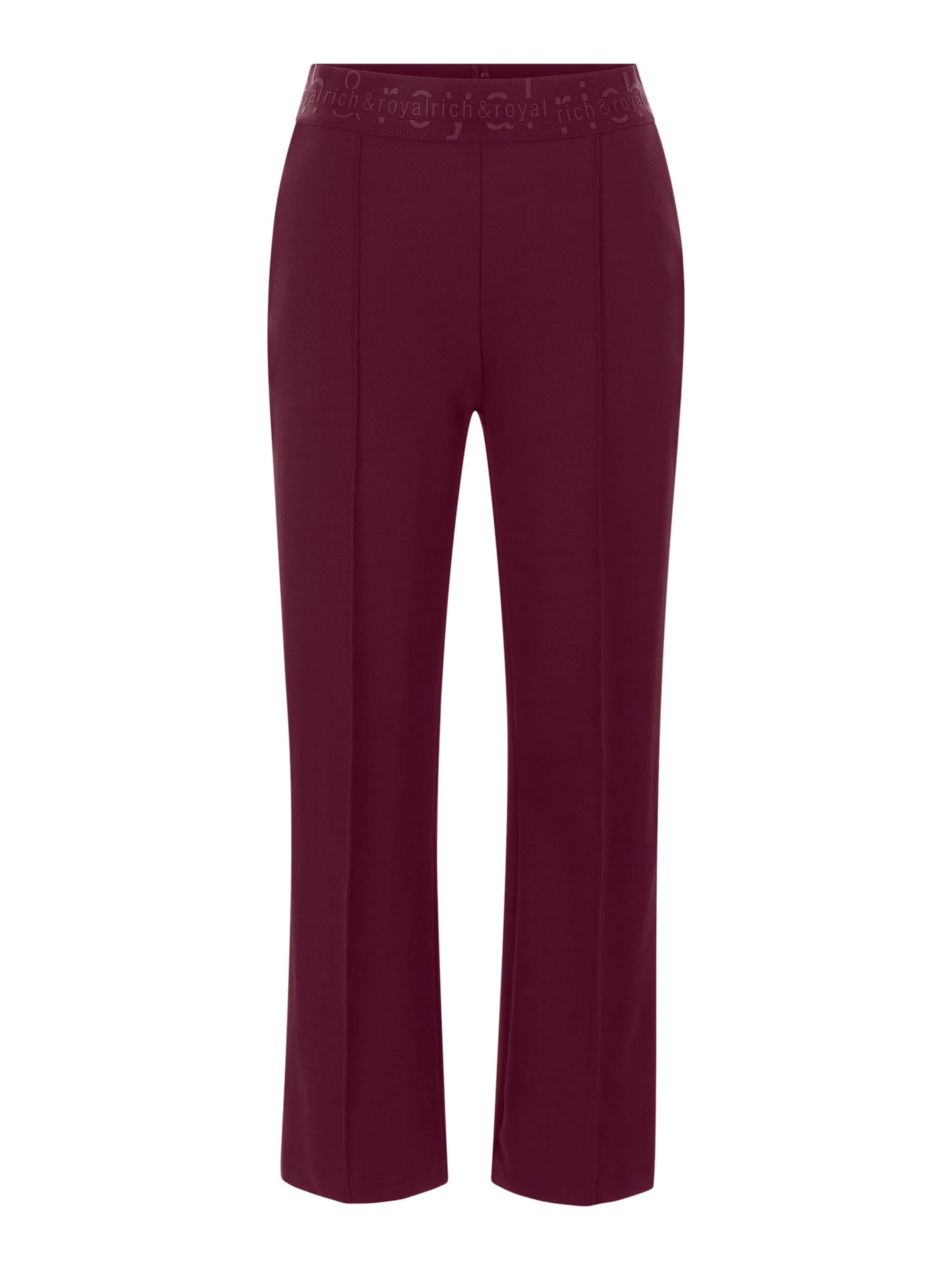 Rich & Royal Voľný strih Nohavice s pukmi - Červená: predná strana