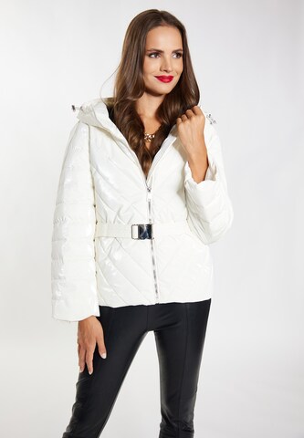 Veste d’hiver 'Nally' faina en blanc : devant