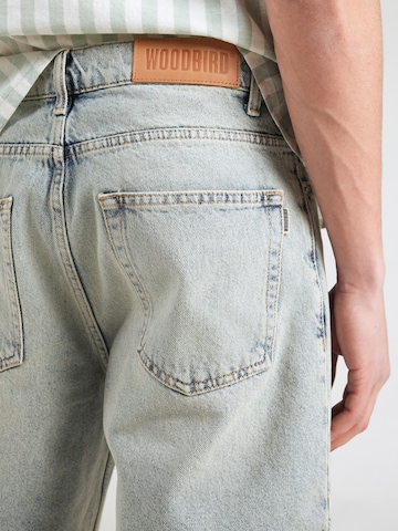 Woodbird Wide leg Jeans 'WBLeroy' in Blauw