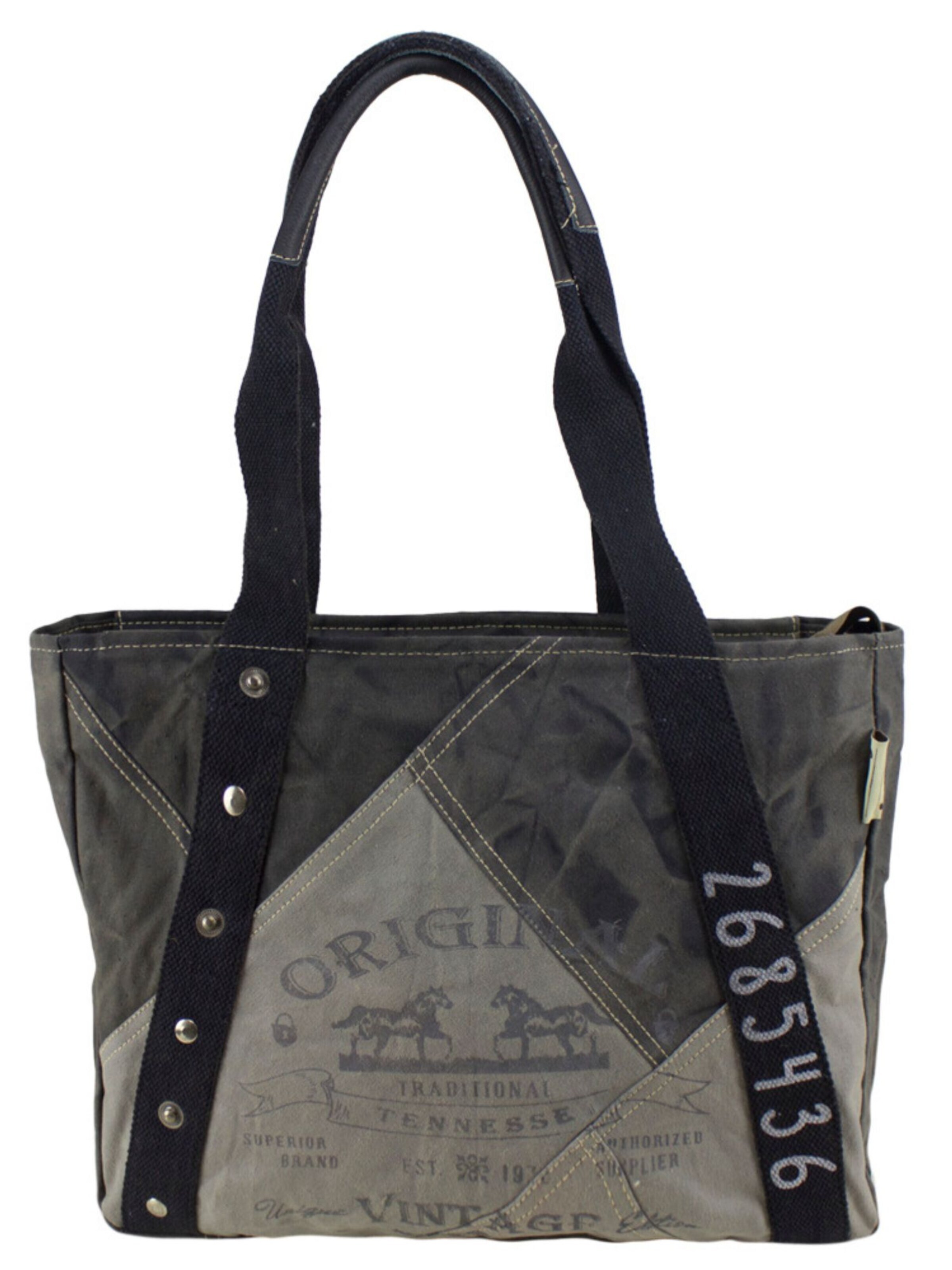 Sunsa Shopper 'Sunsa'‌‌‌ in Schwarz: Vorderseite