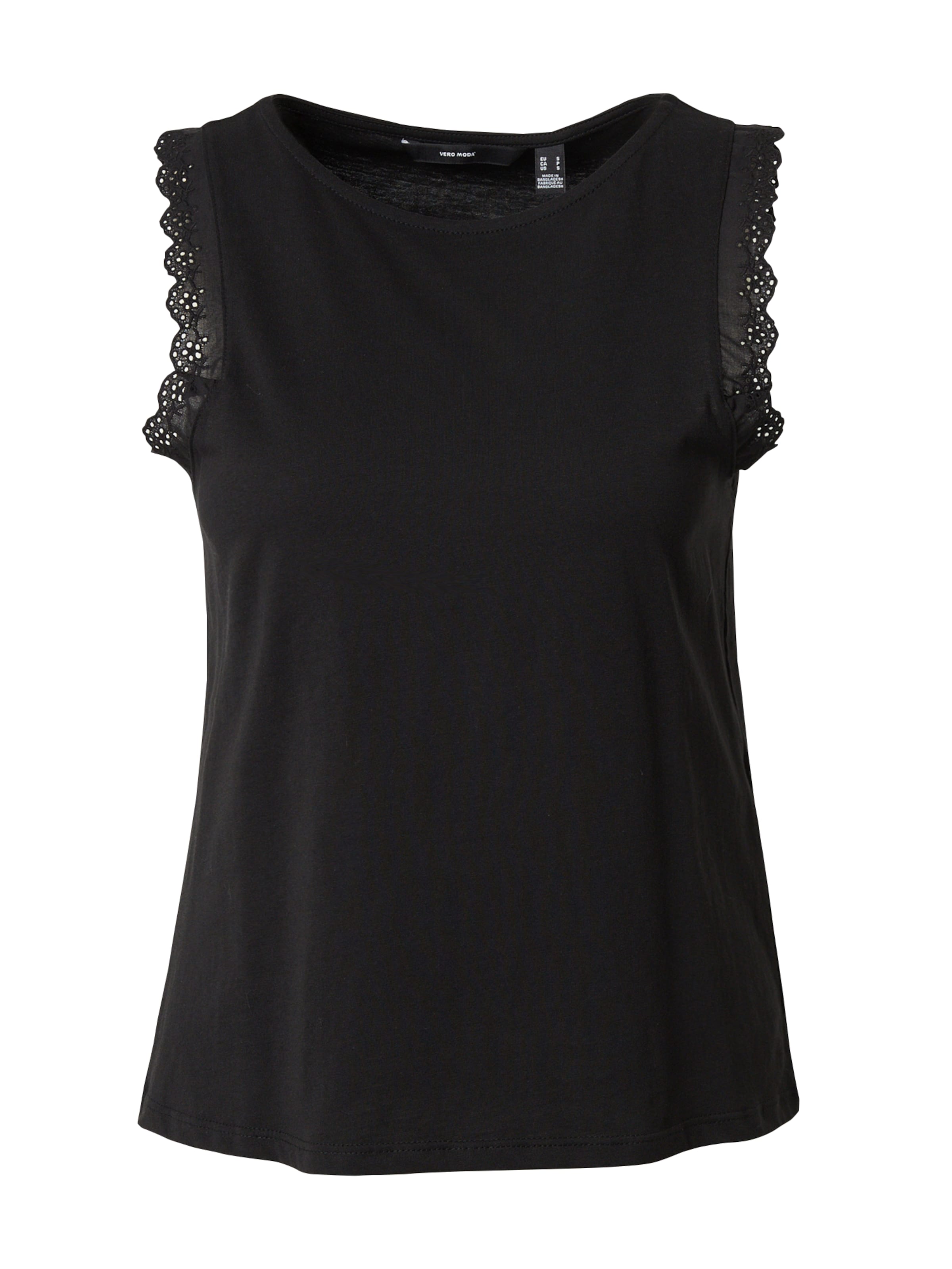 VERO MODA Топ 'HANNE' в Черный: спереди