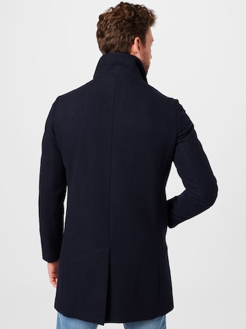 Matinique Regular fit Between-Seasons Coat 'Harvey' in Blue