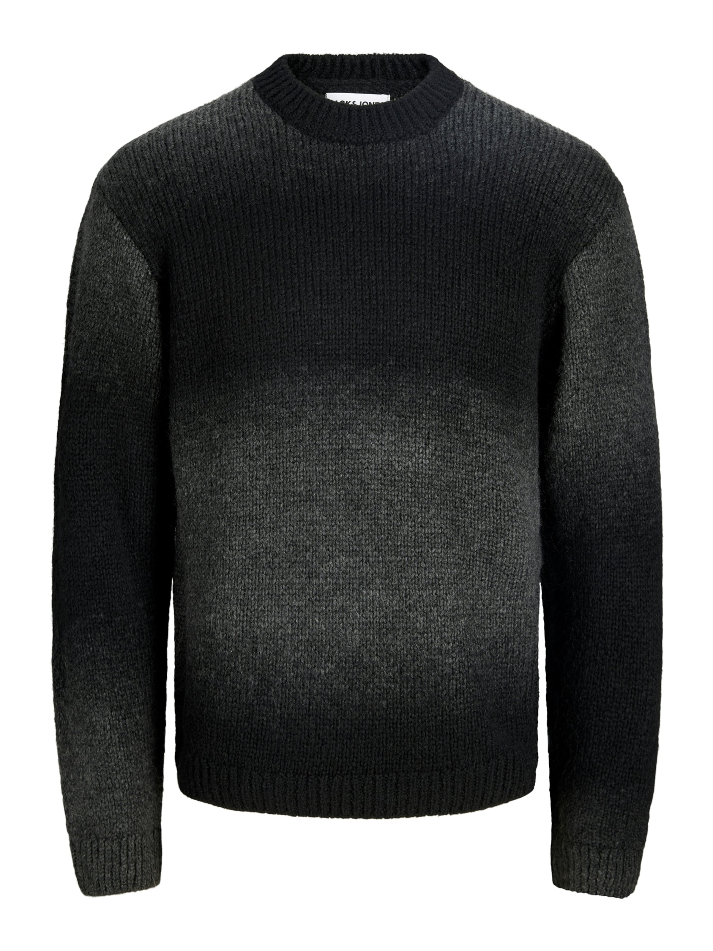 Jack &amp; Jones Plus Свитер &#x27;JCOFADE&#x27; в Серый: спереди