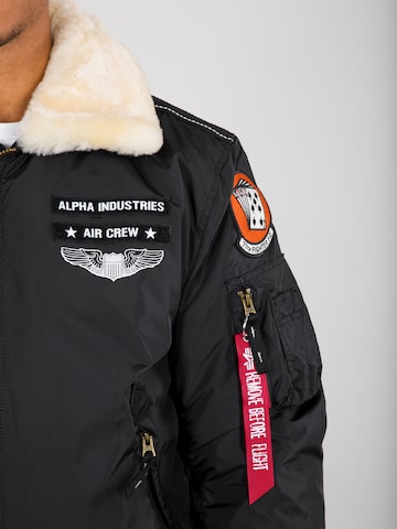 ALPHA INDUSTRIES Зимняя куртка ' Injector III Air Force ' в Черный