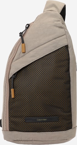 Borsa a tracolla di Calvin Klein in grigio: frontale