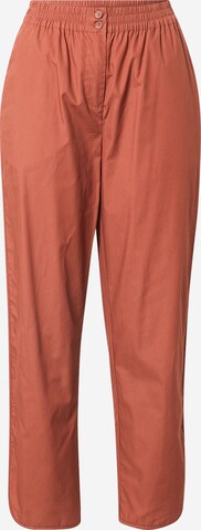 Effilé Pantalon 'Berta' Soft Rebels en marron : devant