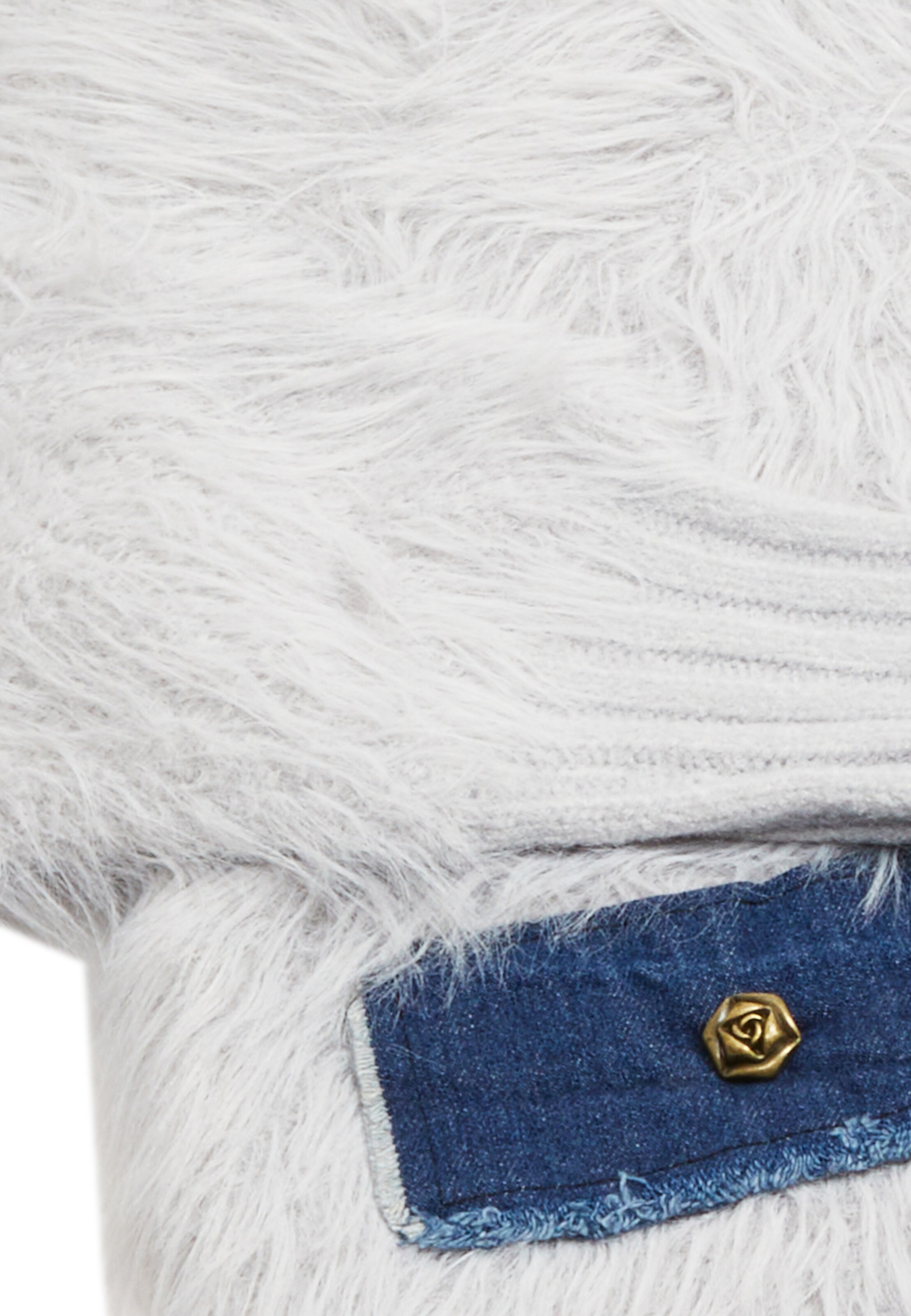 ALARY Strickjacke in Weiß