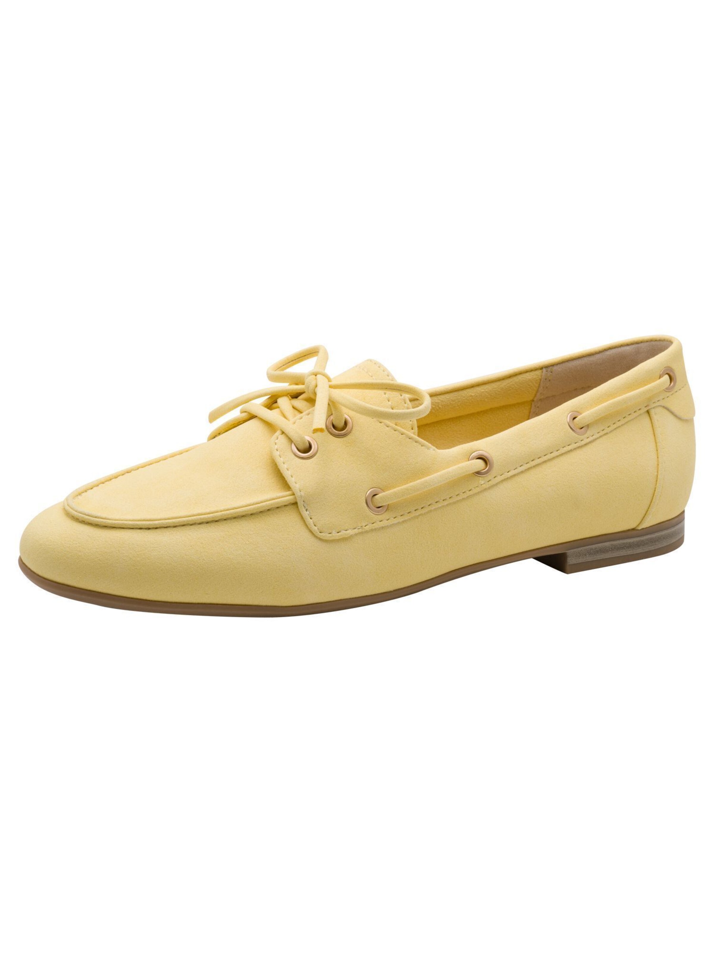 Chaussure basse MARCO TOZZI en jaune : devant