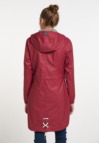 Schmuddelwedda Between-Seasons Coat in Red