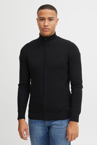 !Solid Knit cardigan 'Kody' in Black: front