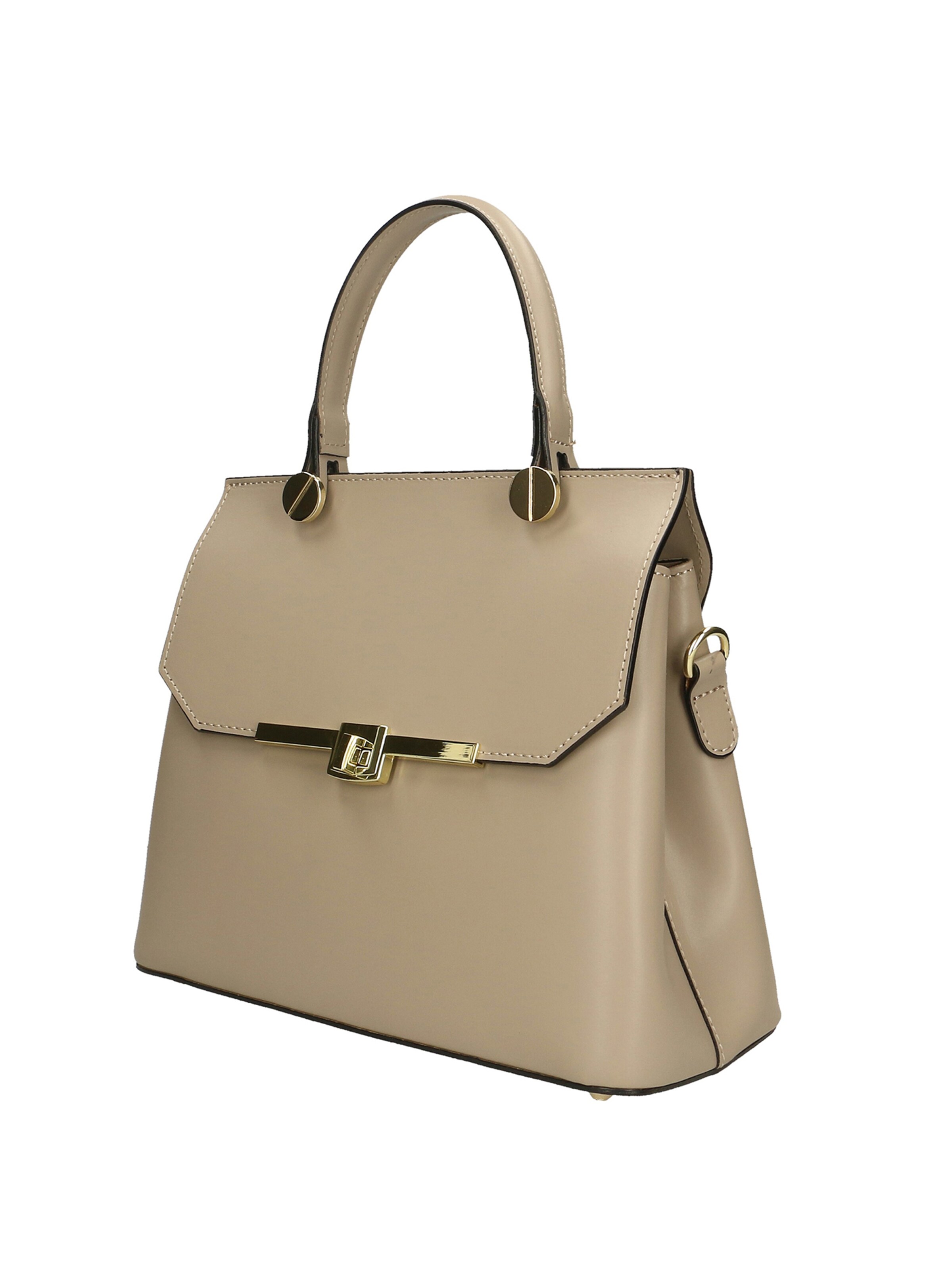 Gave Lux Handbag in Beige: front