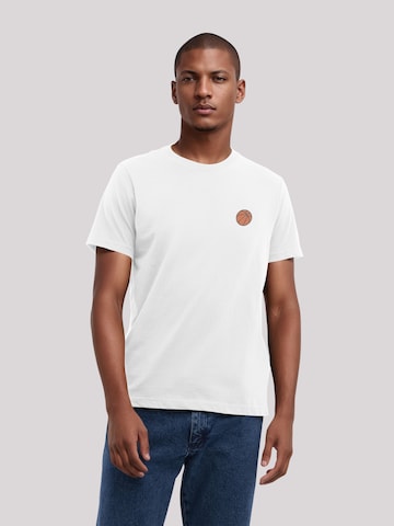 F4NT4STIC Shirt 'Basketball' in White: front
