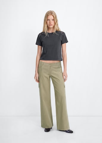 MANGO TEEN Shirt in Grey
