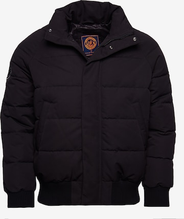 Veste mi-saison Superdry en noir : devant