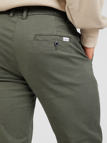 Coupe slim Pantalon chino Lindbergh en vert